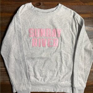 Ⓜ️Under Armour Light Gray and Pink Women's Crew Neck Sweatshirt—EUC